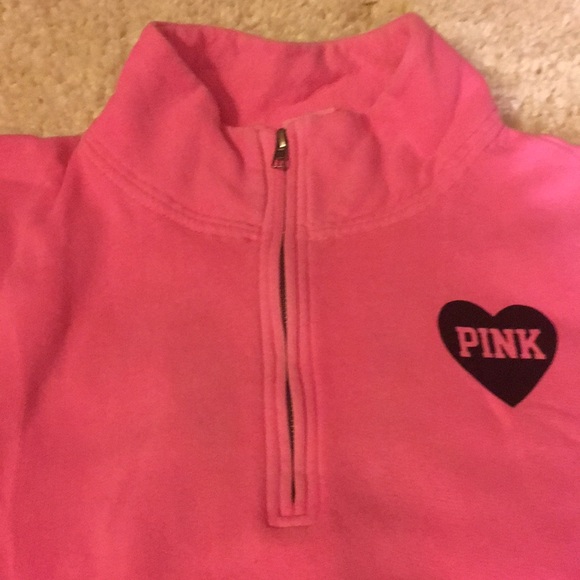 Victoria’s Secret Pink Quarter Zip Sweatshirt - Picture 2 of 5